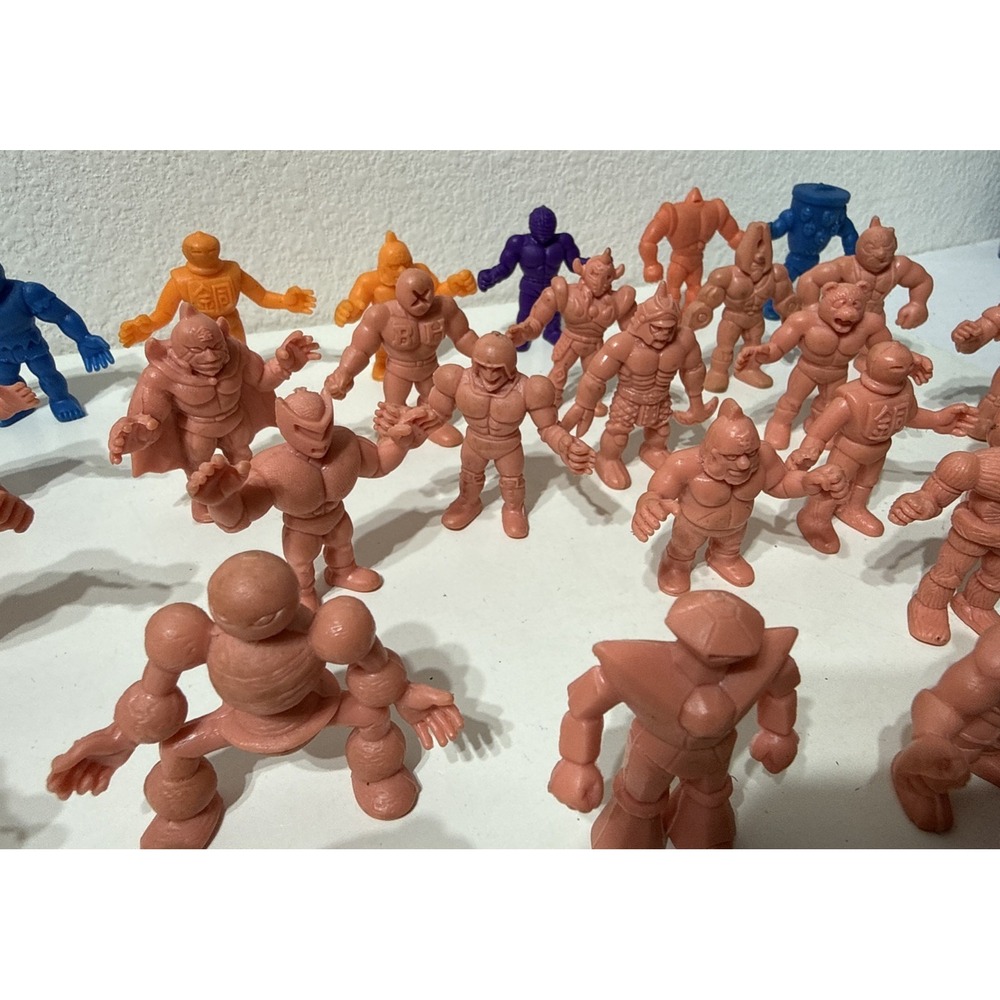 Vtg M.U.S.C.L.E. Men Mixed LOT of 30 Figures Mattel Flesh Blue Orange Kinnikuman - Picture 15 of 16